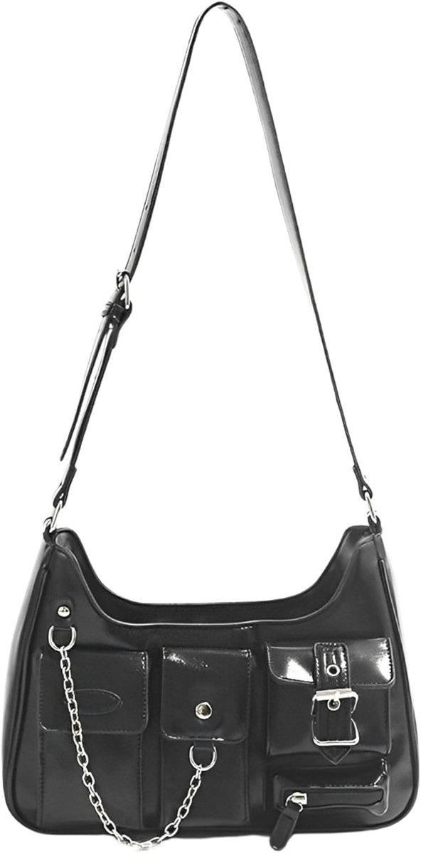 Y2K バッグ ショルダーバッグ レディース ミニショルダーバッグ 横長