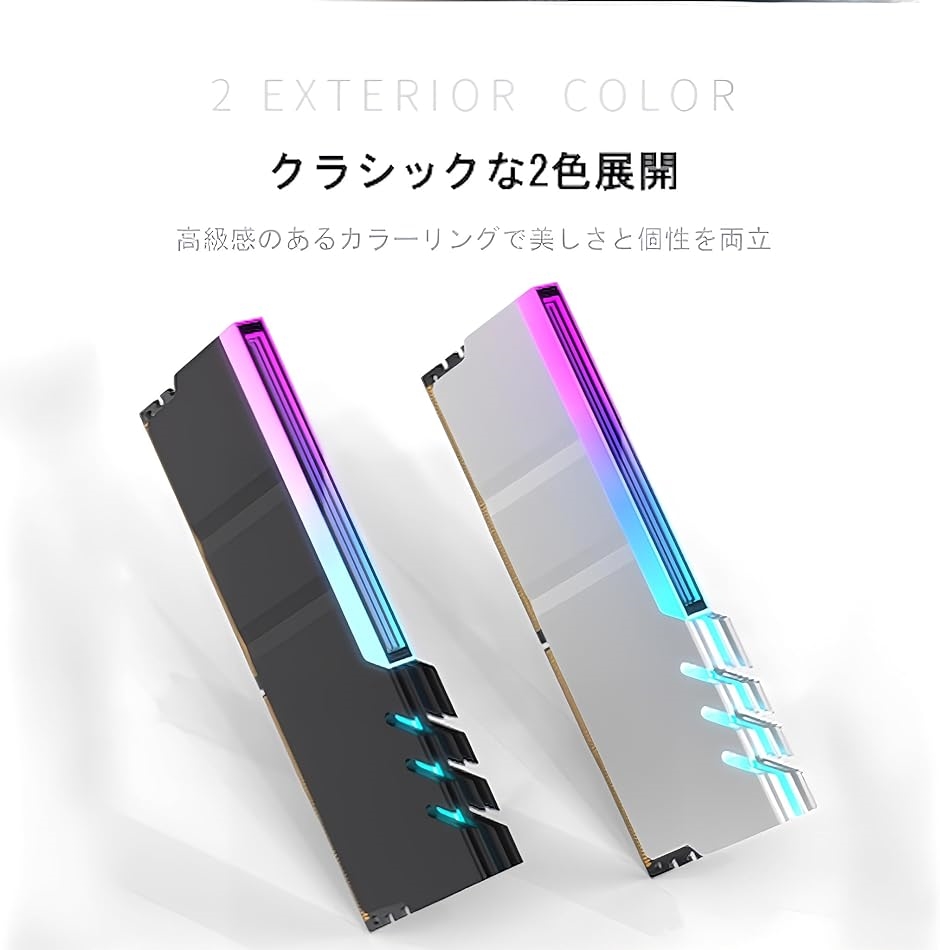 互換品】メモリ ヒートシンク インフィニティーミラー LED ARGB 5v