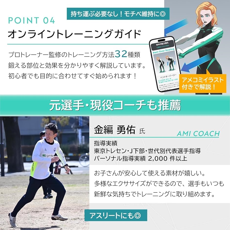 日本企業 トレーニングチューブ 日本人体格向け種類別3本セット理学