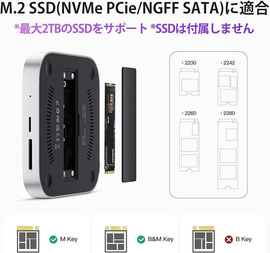 アップグレード版・SSD拡張機能搭載 Mac Mini M4 ドッキング