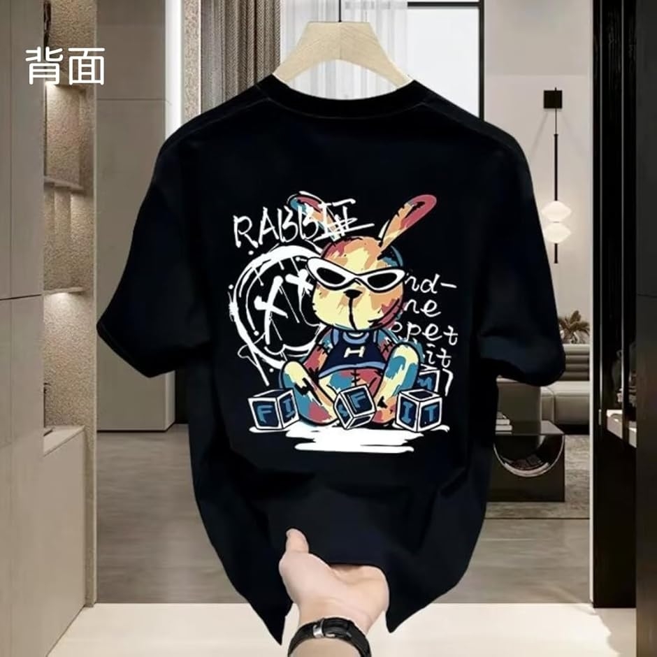 VANSON Tシャツ 刺繍 うさぎ（メンズトップス） | ファッション の