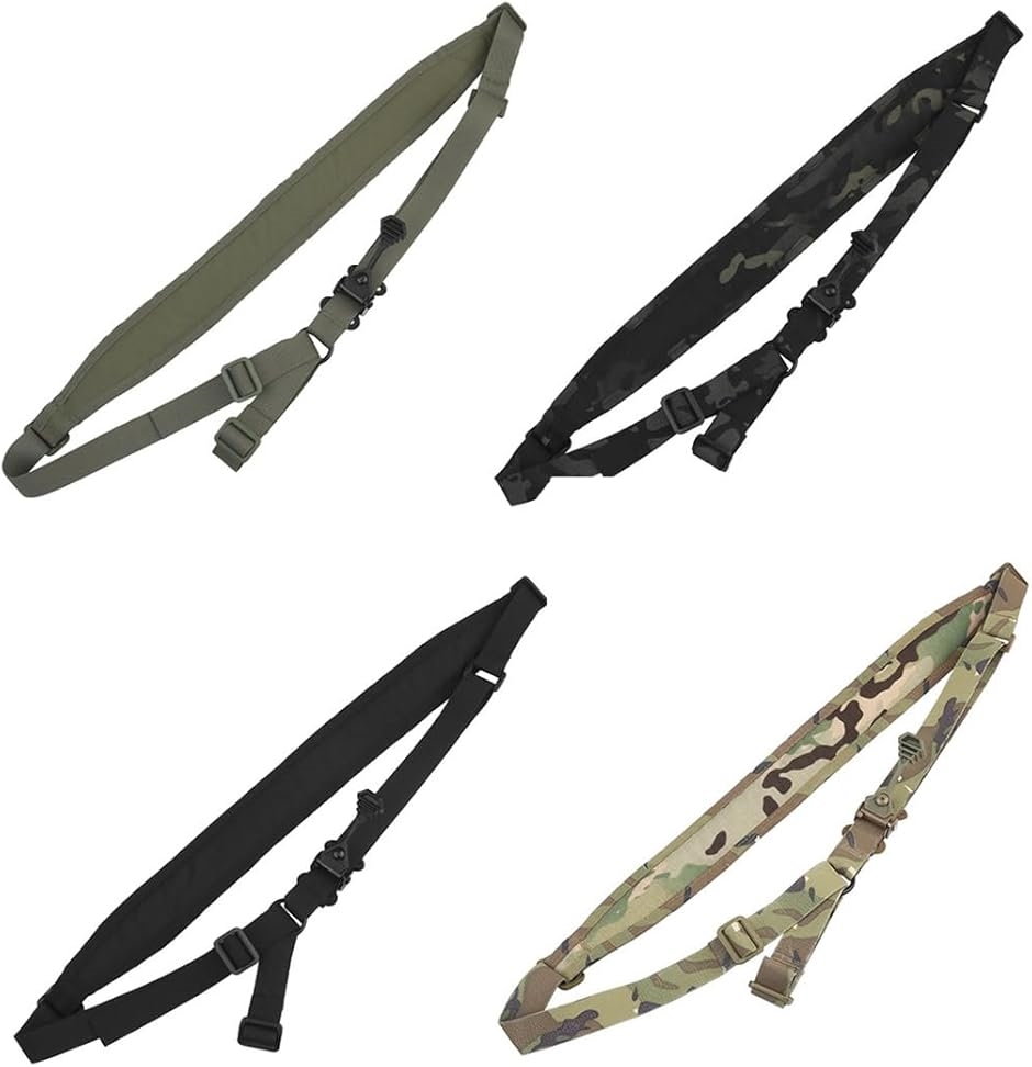 サバゲー タクティカル スリング ベルト 1点 支持 ライフル エアガン