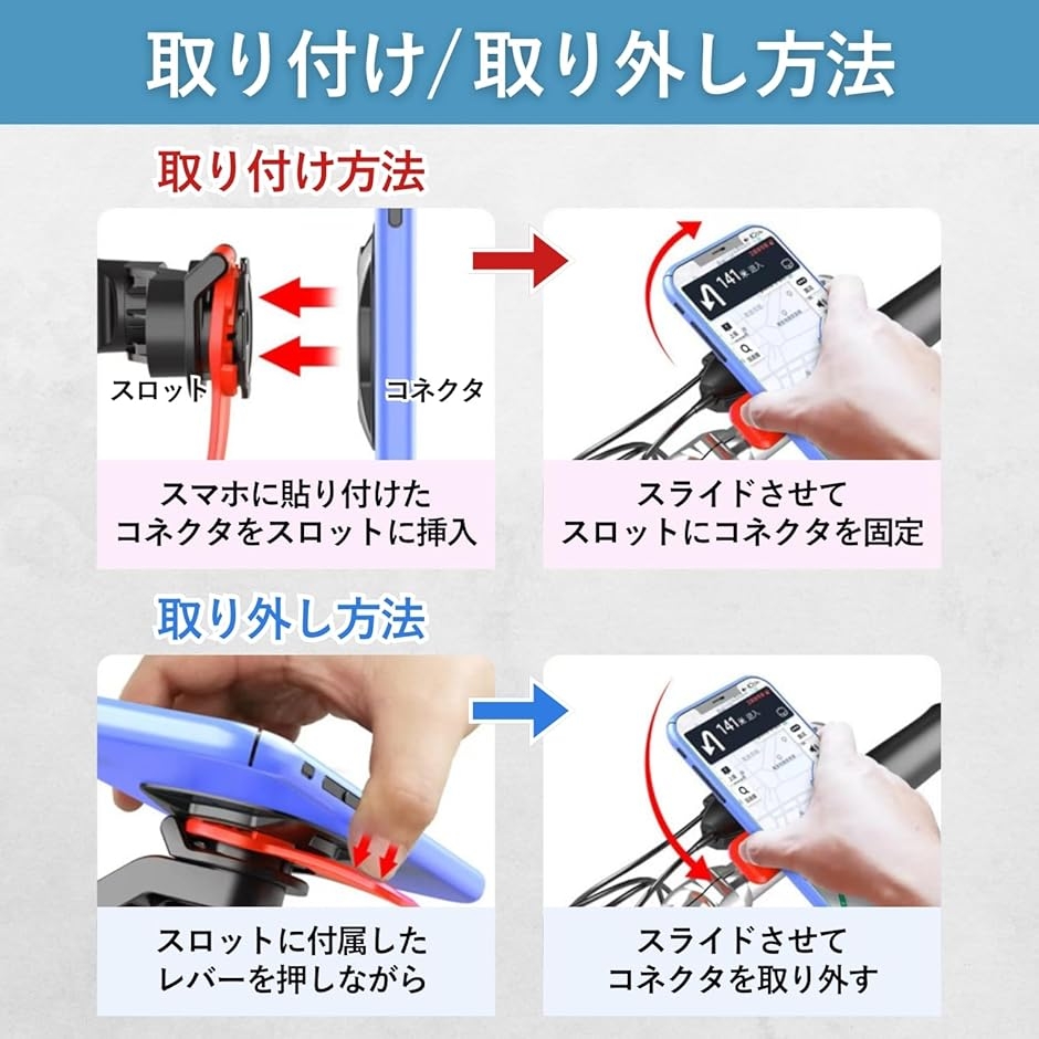 互換品】 クアッドロック互換品 バイク スマホホルダー ハンドルバー