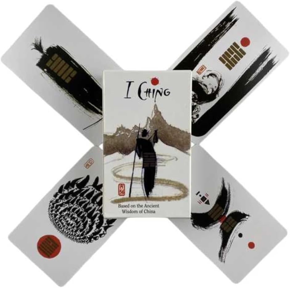 bright warm イーチンタロットカード64枚入り 易カード コンパクト