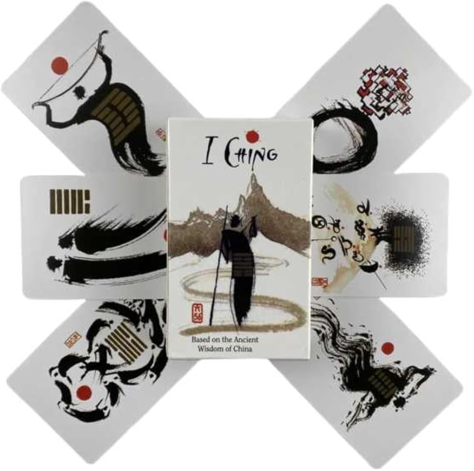 bright warm イーチンタロットカード64枚入り 易カード コンパクト