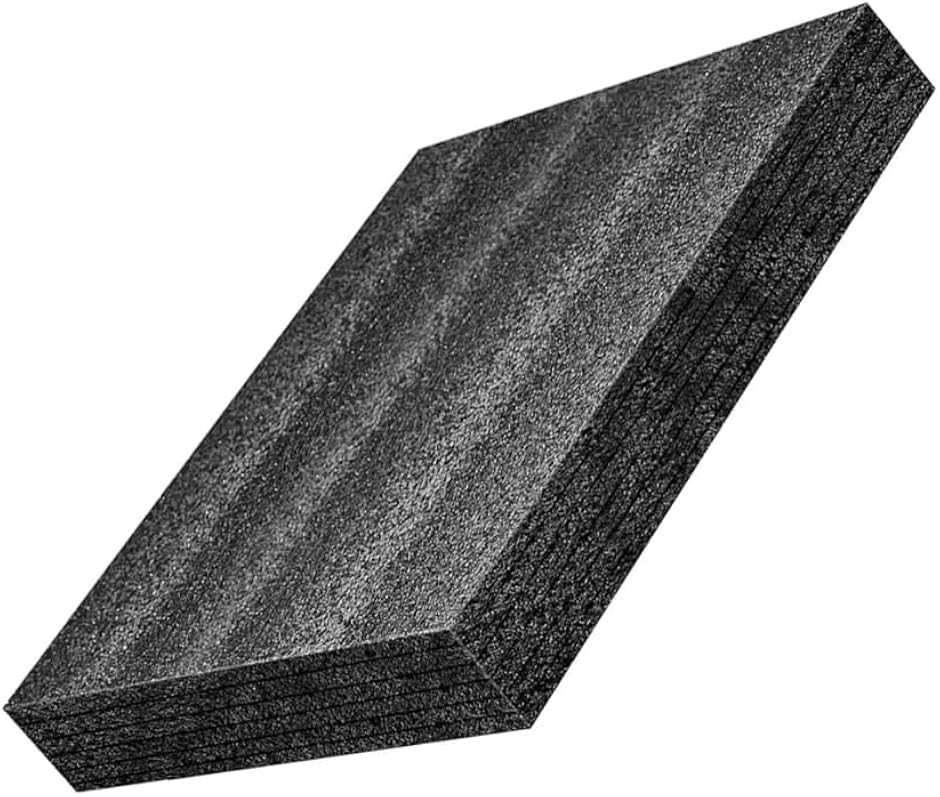 緩衝材 ブロックタイプ ブラック 30x40x4cm ポリエチレン製 軽量