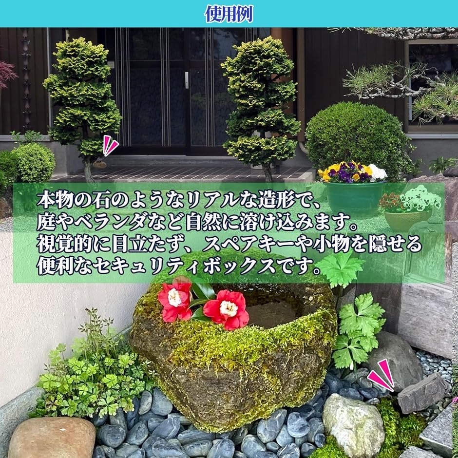 キーボックス 隠し金庫 鍵 ケース セキュリテ...の詳細画像4
