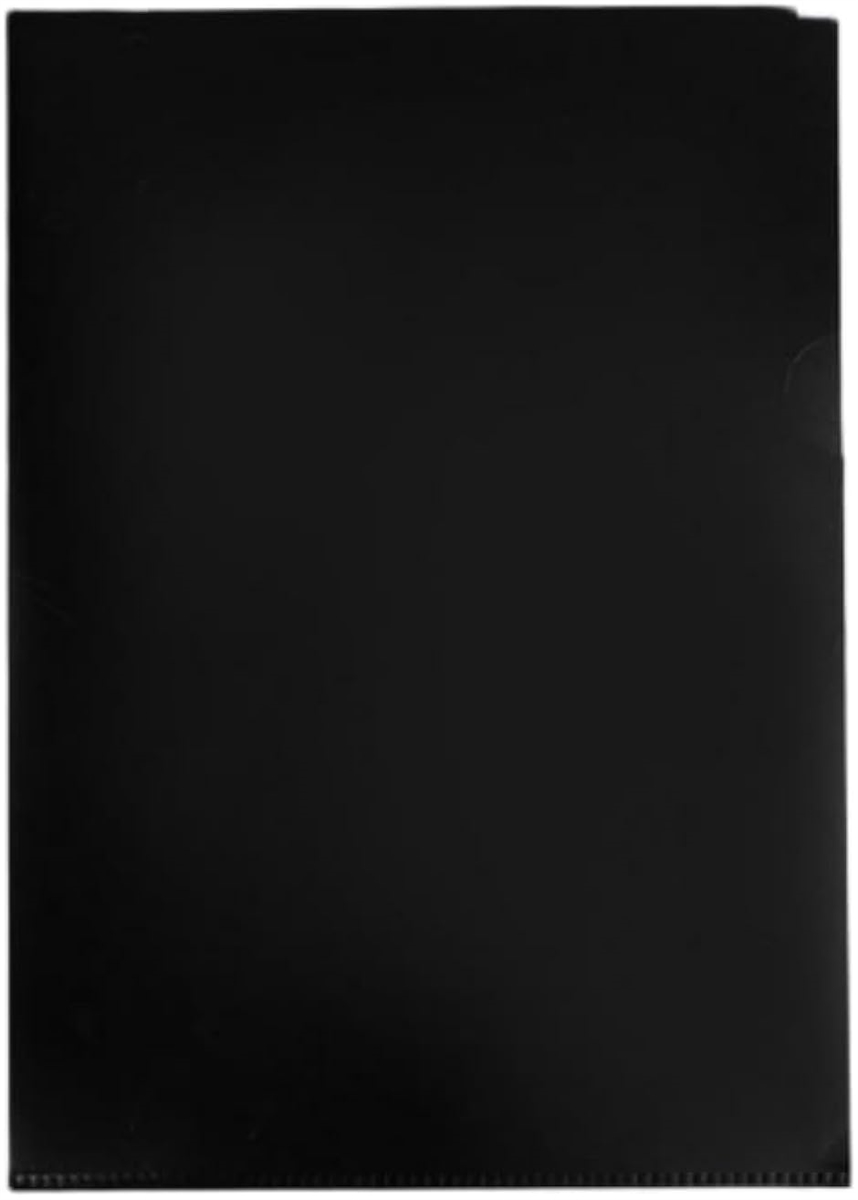 かわうそdeまっくろ ブラック 不透明 a4 透けないマット かため クリア