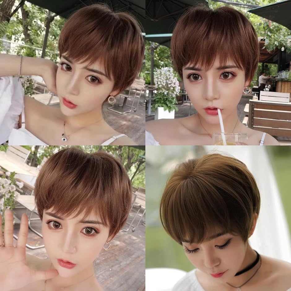 ウィッグ ショート レディース マニッシュショート 普段使い