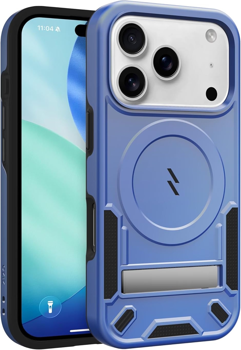 CASETiFY iPhone 17 Pro ケース マグセーフ ソフトブルー ZIZOiPhone 17 Pro 用 ケース MagSafe対応 耐衝撃 MDM (ブルー