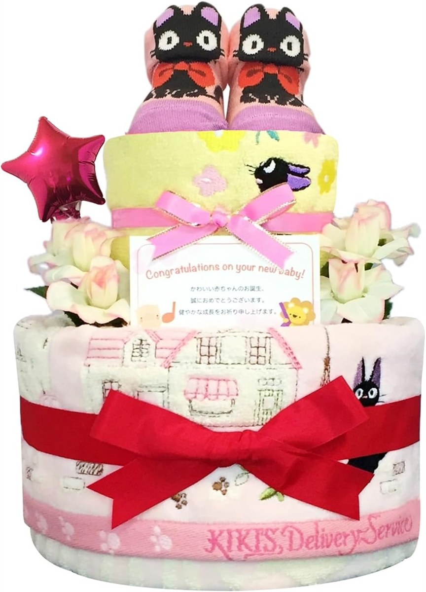 ブランド登録なし - お襁褓西洋菓子 うしろ帯 生み出すこと御祝い 乳飲み子 生まれ落ちる日 もの言う花シャワー 差し上げ物 (さくら色,  ご生み出すこと御祝い・新生児用にオススメお襁褓大きさＳ)