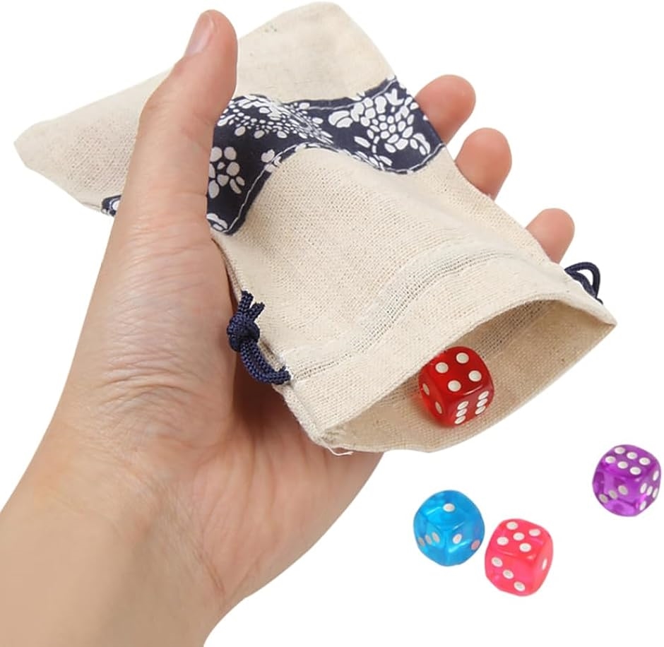 サイコロ 8個セット 14mm ダイス カラフル 半透明 6面 パーティー