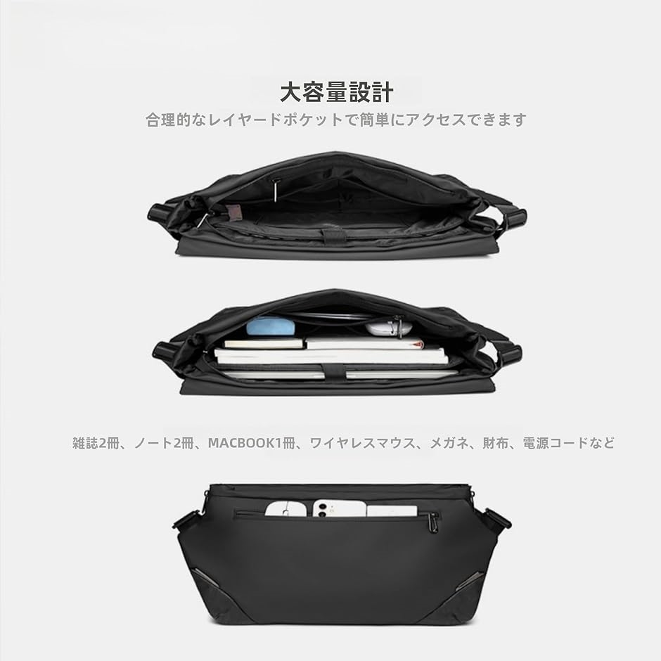 GYXX/光影行星 アポロx 1 磁気バックルショルダーバッグ メンズ向け