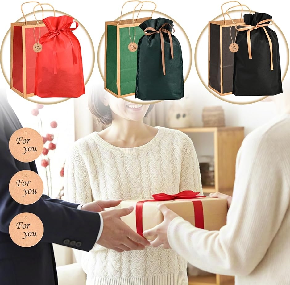 3セット プレゼント 袋 ラッピング gift...の詳細画像3
