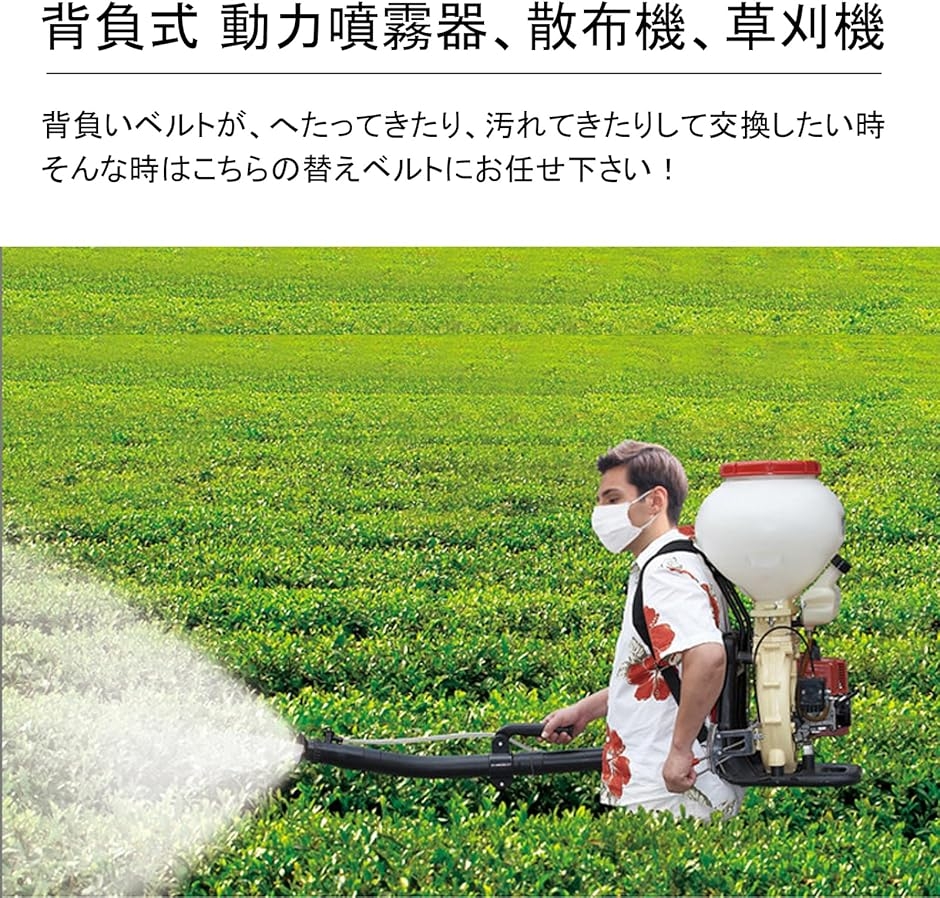 背負式 噴霧器 散布機 草刈機 ベルト 背負い...の詳細画像1