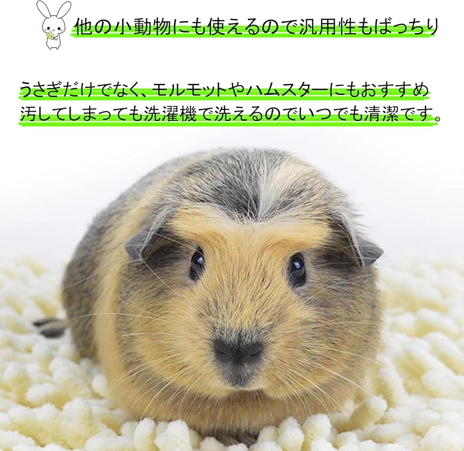 うさぎ マット 洗える 床 ケージ 滑り止め 足裏 吸水マット 通気性