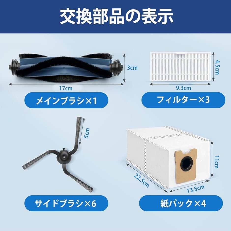 互換品】 ユーフィー用消耗品 14枚 Eufy用 RoboVac C10交換用消耗品