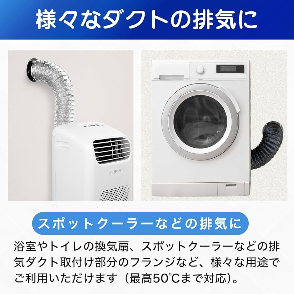 配管フランジ 排気ダクト コネクター アダプタ...の詳細画像2