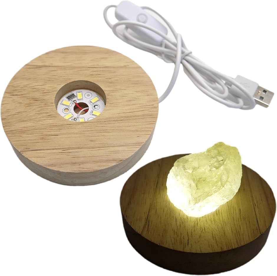 LEDライトディスプレイ 鉱石展示 水晶ディスプレイ 蛍石ディスプレ