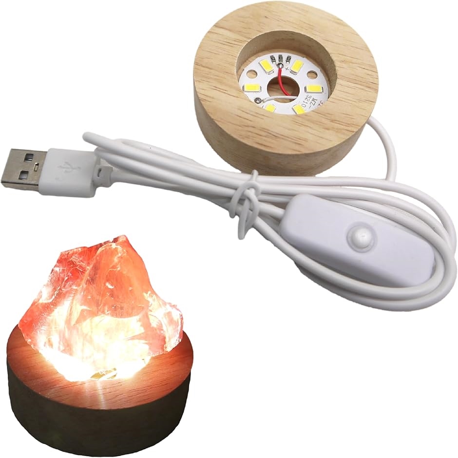 LEDライトディスプレイ 鉱石展示 水晶ディスプレイ 蛍石ディスプレ