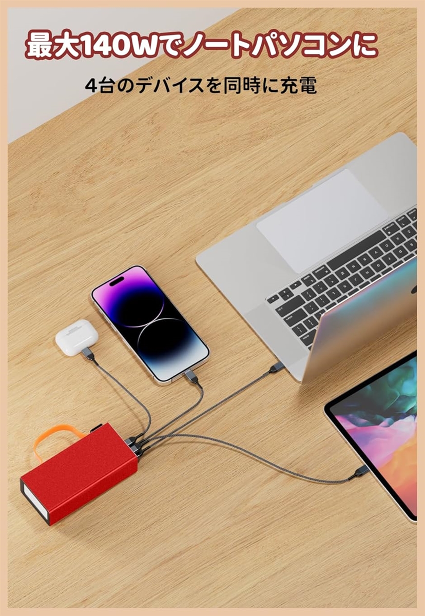 【140W高出力】大容量モバイルバッテリー 86000mAh ノートPC充電 140W高出力】大容量モバイルバッテリー 86000mAh ノートPC充電 【公式