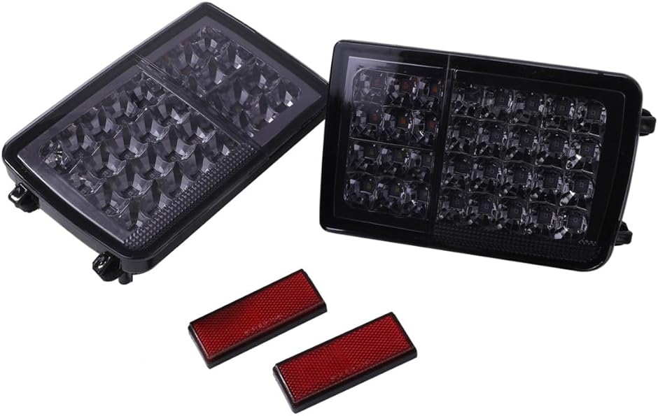 エブリイ、テールランプ左右非対称 スズキ 用 32連 LED テールランプ ライト 左右セット 流れる