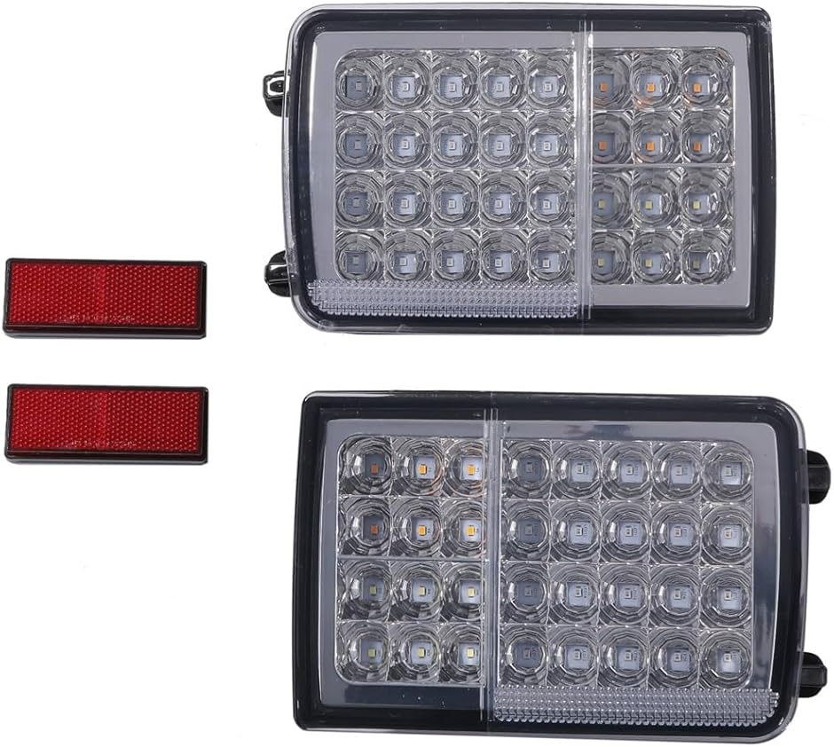 ブランド登録なし - スズキ 用 32連 LED 尻っ方照明ランプ ともし火 働き掛ける仕かける 流れる ウインカー シーケンシャル 純然たる 取り替えっこ エブリイ (せつ然たる水晶体)