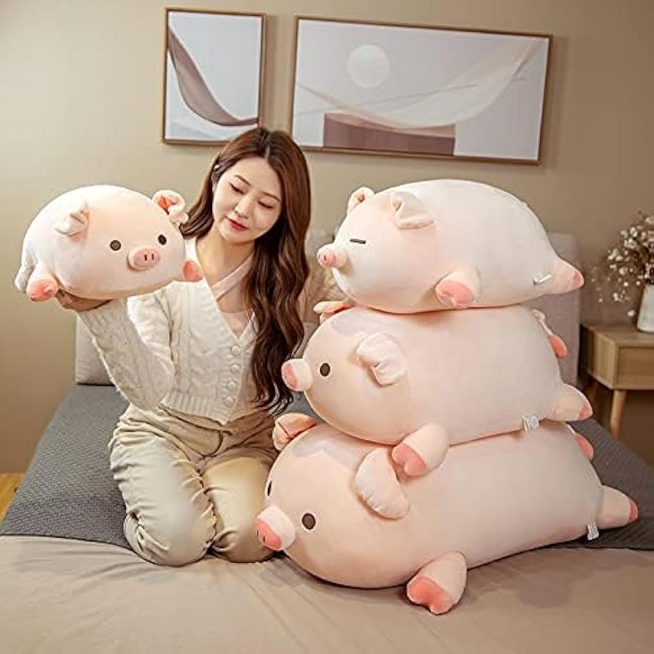 40cm 豚 ぶた ブタ アニマル ぬいぐるみ 抱き枕 腹ばい枕 クッション