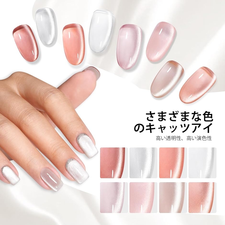 マグネットネイル 超微粒子 シルバーシマー マグネットジェル 15ml
