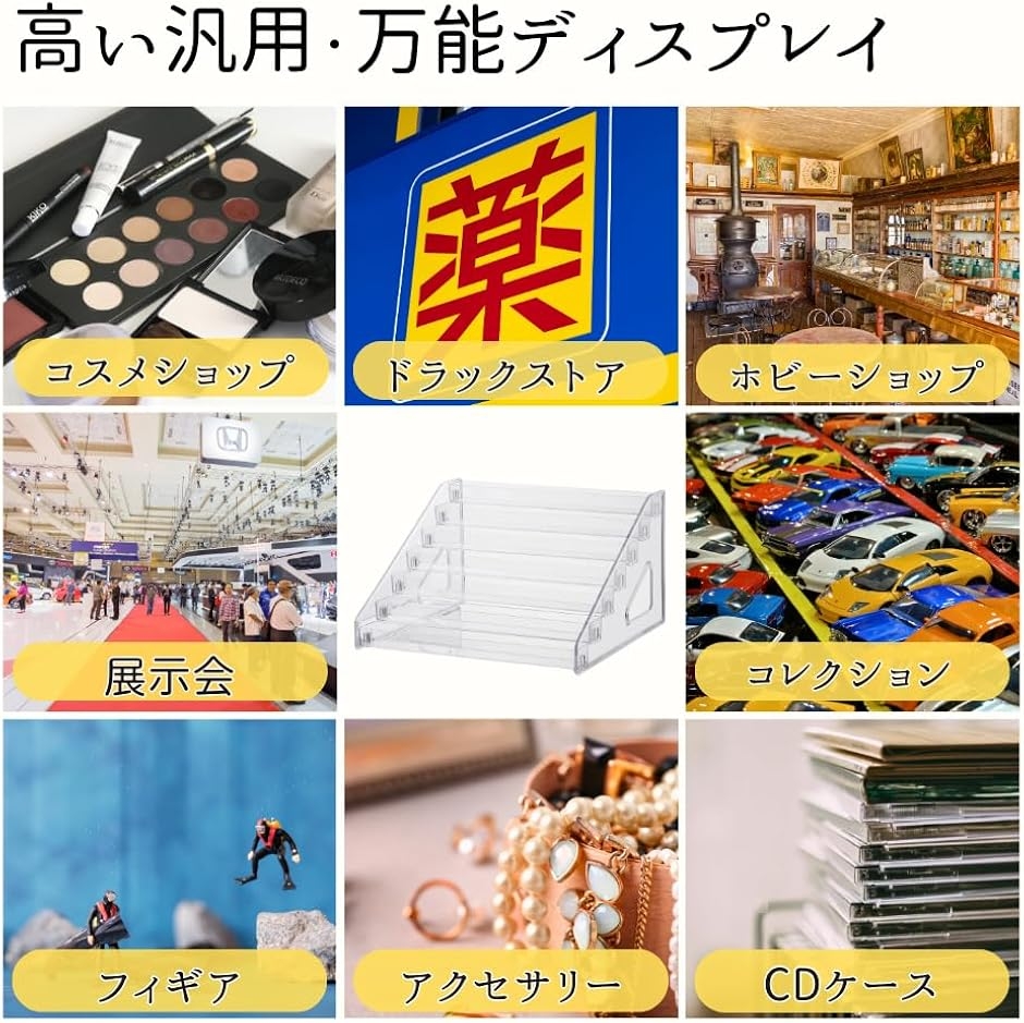 Yahoo!ランキング1位入賞】ディスプレイスタンド 商品陳列棚 階段 展示