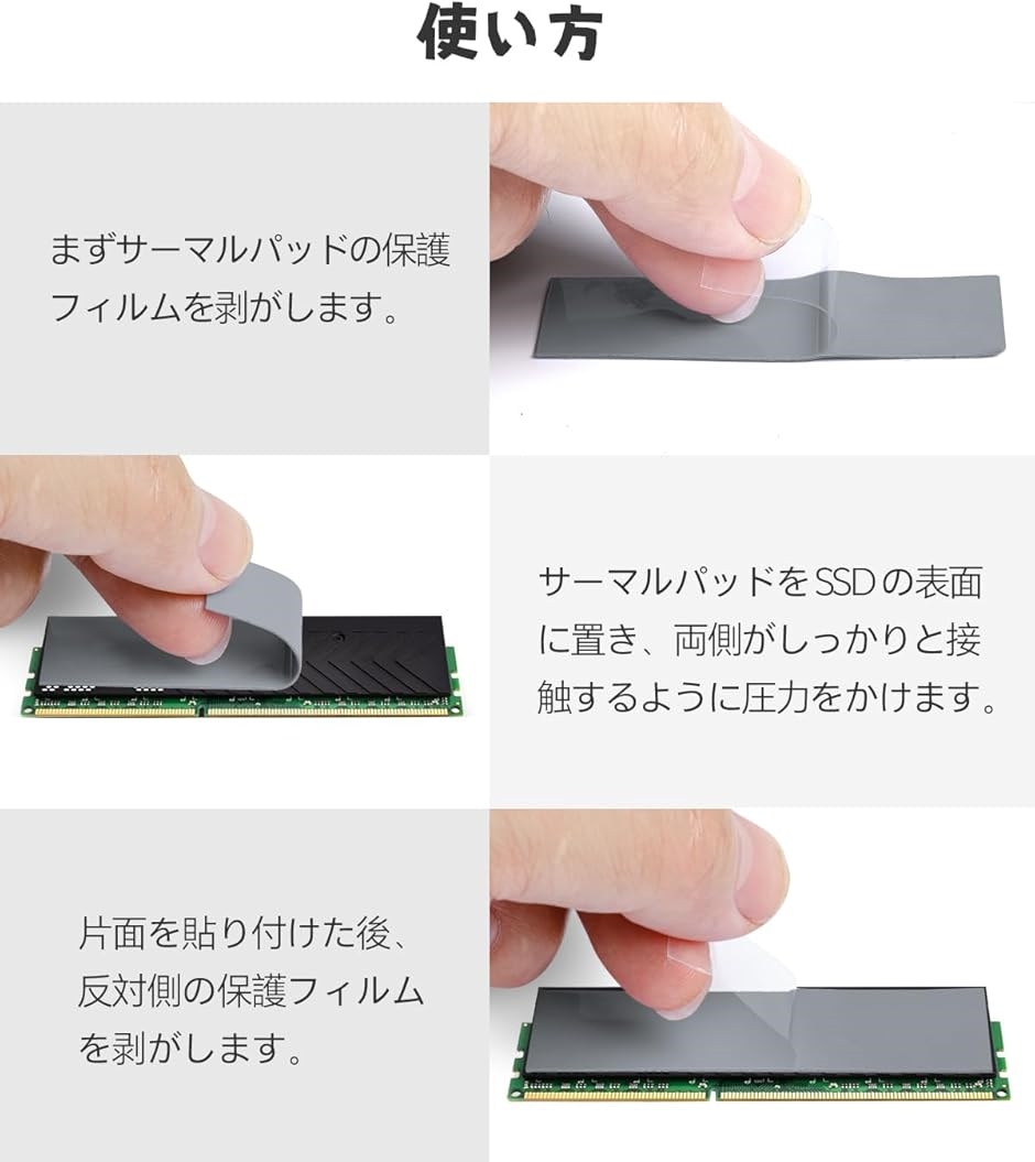 最新版　サーマークール　サーマルフラクショナルとldm サーマルパッド 5個 熱伝導シート厚度 熱伝導率 12.8 W/mk