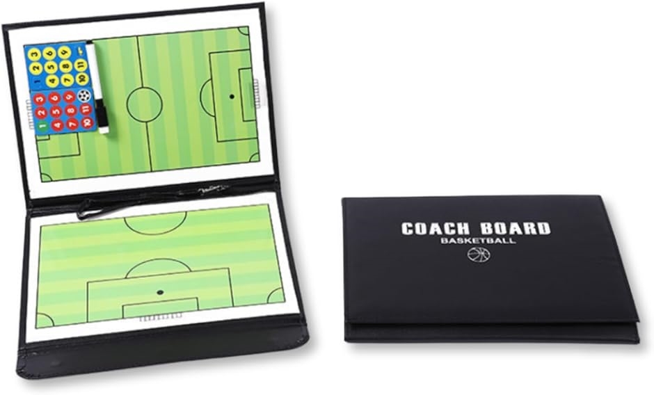 Yahoo! Yahoo!ショッピング(ヤフー ショッピング)サッカーボード 作戦ボード マグネット 作戦盤 A4 バインダー コーチング 戦術 戦略 指導 ペン付き 磁石（折りたたみボードタイプ）
