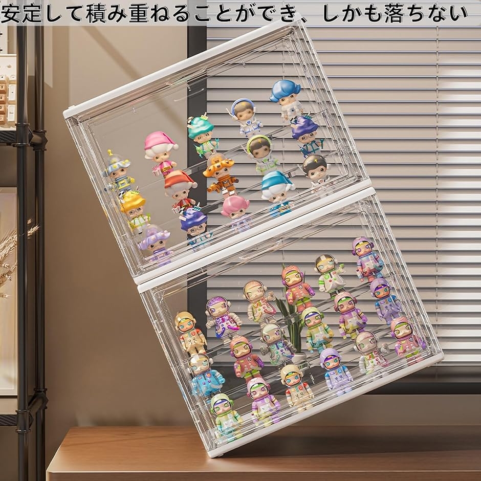 2台セット デトルフ　コレクション　フィギュア　ケース　LED照明付き　　 楽天市場】【LED2段セット】 ハイタイプ登場 UVカット コレクション
