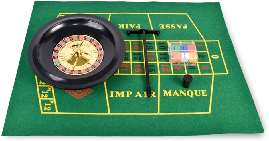 ルーレット スターターキット カジノ チップ プレイマット パーティー セット