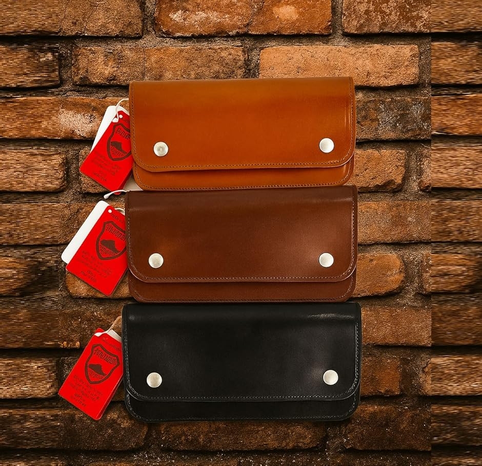 栃木レザー トラッカーウォレット 長財布 小銭入れ付 WT25-803