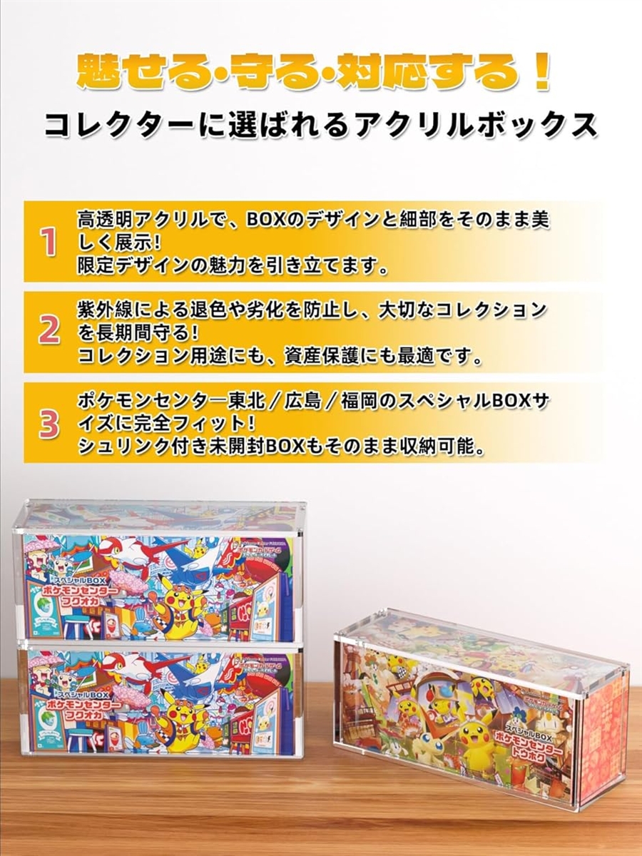 ポケモ カード ローダー boxローダー UVカット 遊戯王 ポケカ (透明