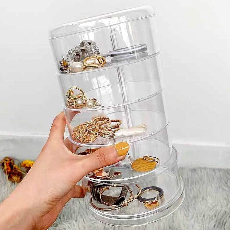 ジュエリー ボックス アクセサリー 収納ケース アクリル 蓋付き