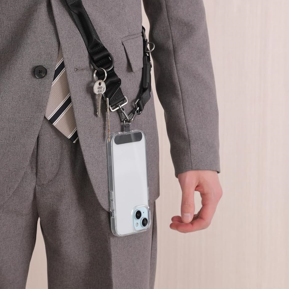 スマホショルダー用 Dカン 後付け 幅25mm 4個(シルバー) : スピード