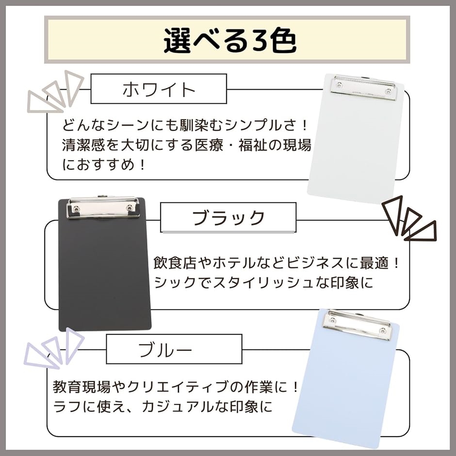 A6 クリップボード バインダー ミニ サイズ メモ帳 スナップパッド
