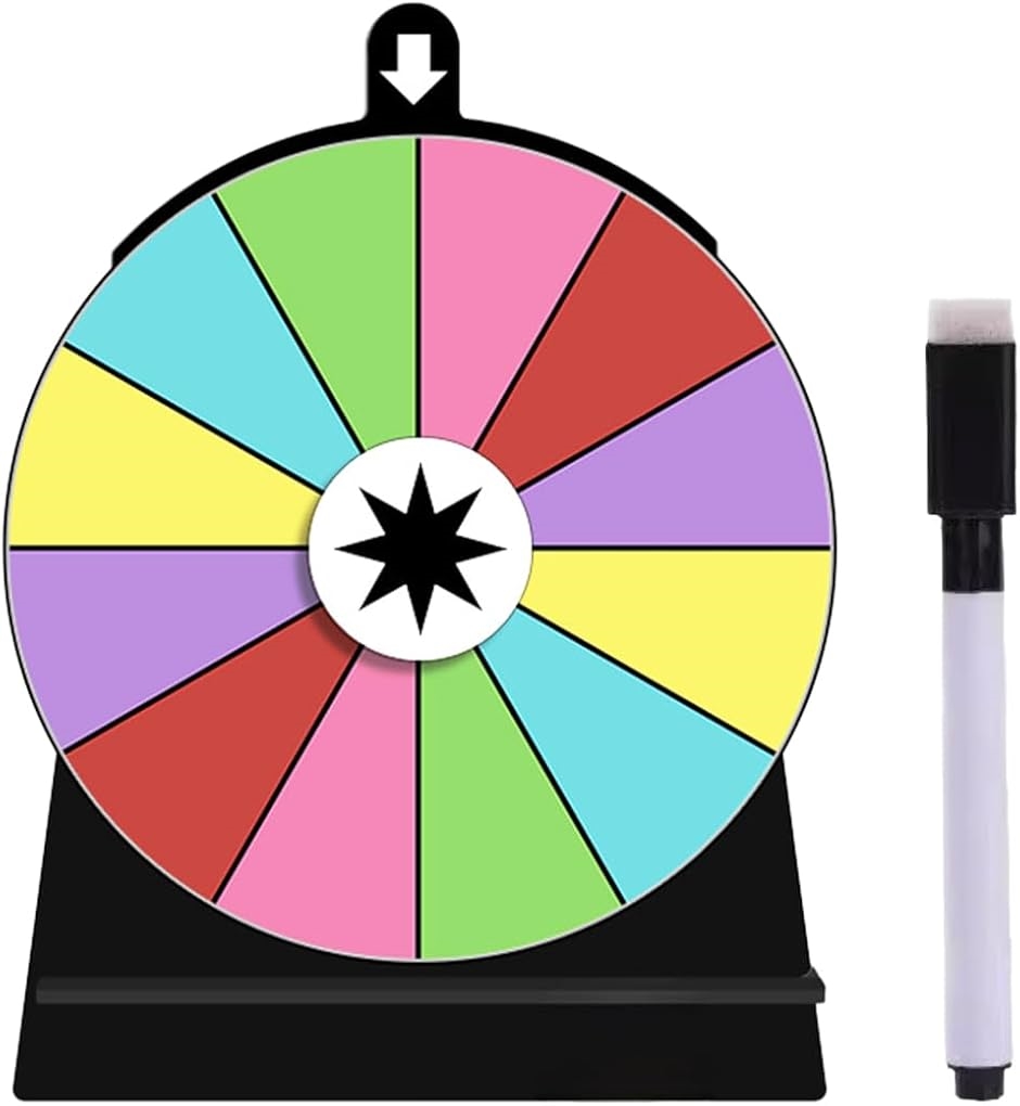 ルーレット おみくじ器 抽選機 ゲーム 卓上 床置き 回転 パーティー イベント(Aタイプ)