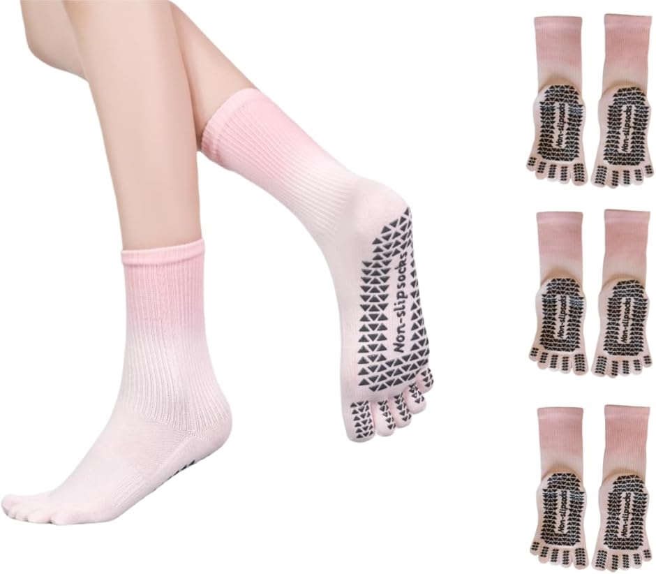 ピラティス 靴下ヨガソックス インストラクター推薦 レディース 5本指