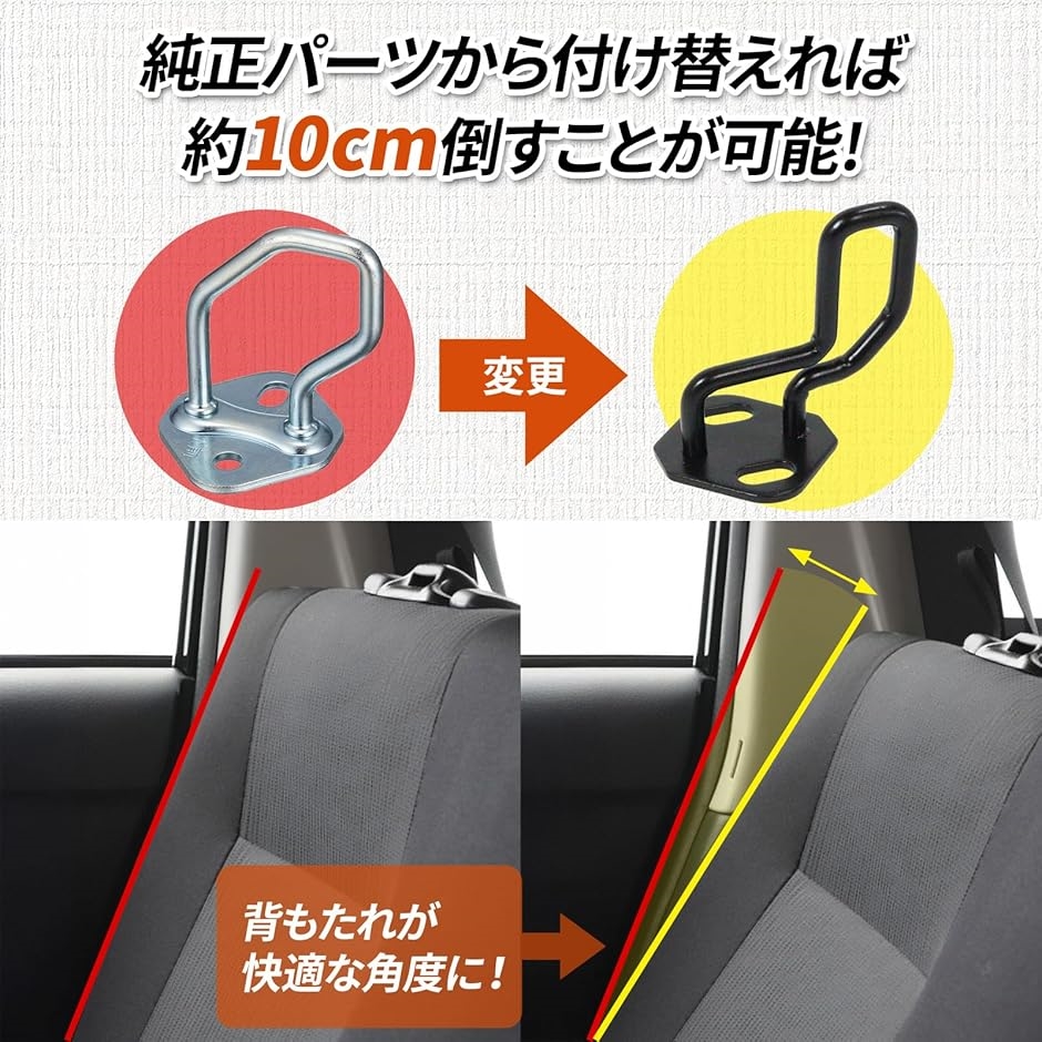 互換品】 プロボックス・サクシード ストライカー リクライニング角度