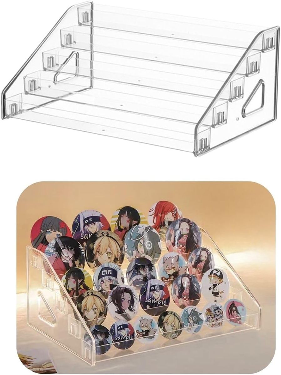 缶バッジ 収納 アクスタ アクリルスタンド ディスプレイケース