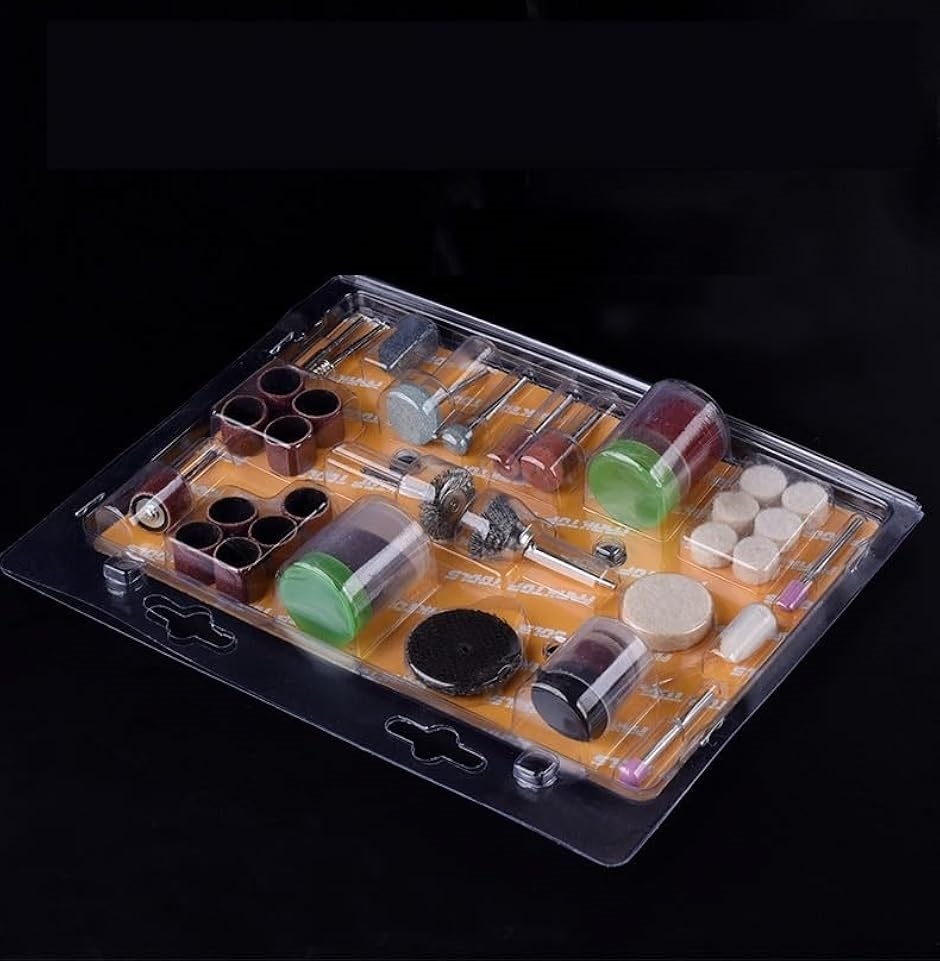 リューター 研磨 ミニルーター ビット(パッケージ透明, 105pieces