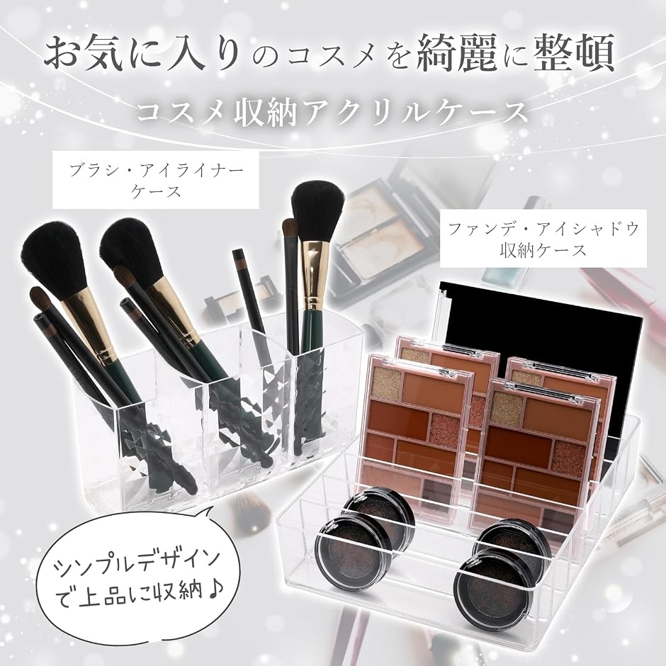 コスメ収納 アイシャドウ ファンデ メイク 化...の詳細画像1