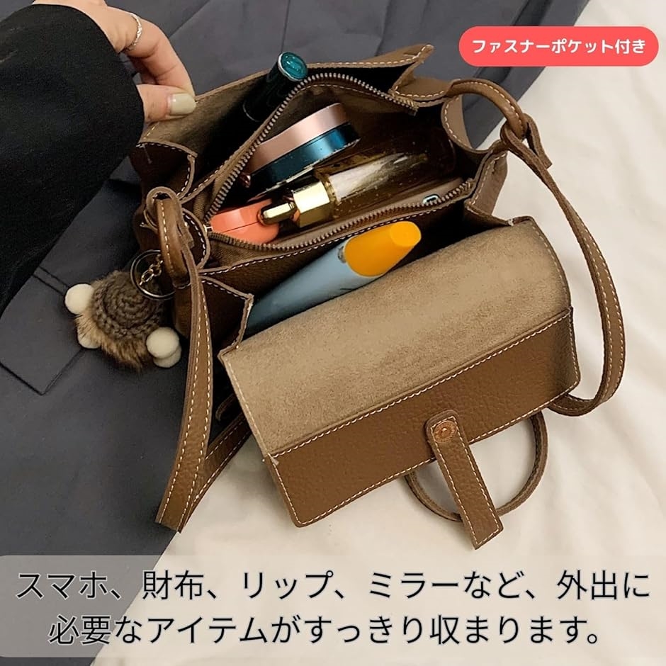 ミニ ショルダー バッグ レディース PUレザー 韓国風 シンプル 斜 
