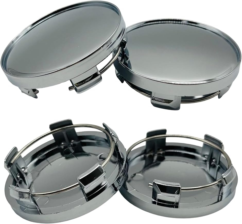 値下げ‼️鉄チンホイール、キャップ付き‼️ 楽天市場】【楽天1位】 ホイール センターキャップ 60mm 4個入 銀 黒