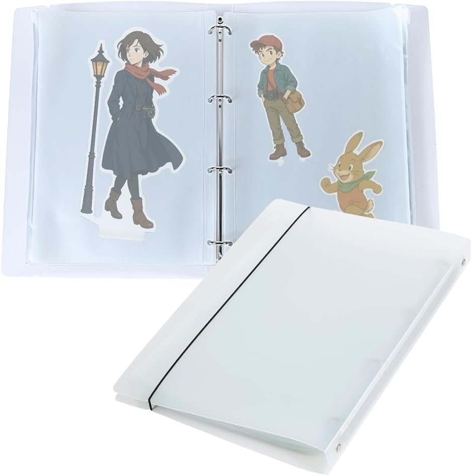 アクスタ 収納 アクリルスタンド キーホルダー 専用ファイル 貼り付き