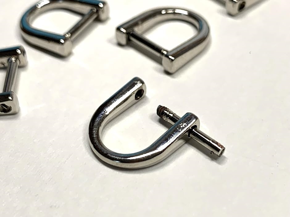 手芸用カン Dカン ネジ式 バッグの材料 ハンドメイド レザークラフト