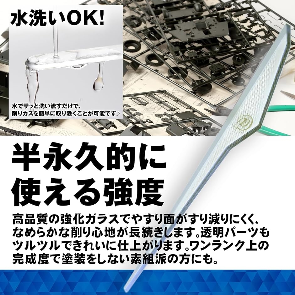 ROOMS ゲートフィニッシャー Type-Sガラスヤスリ プラモデル ガンプラ